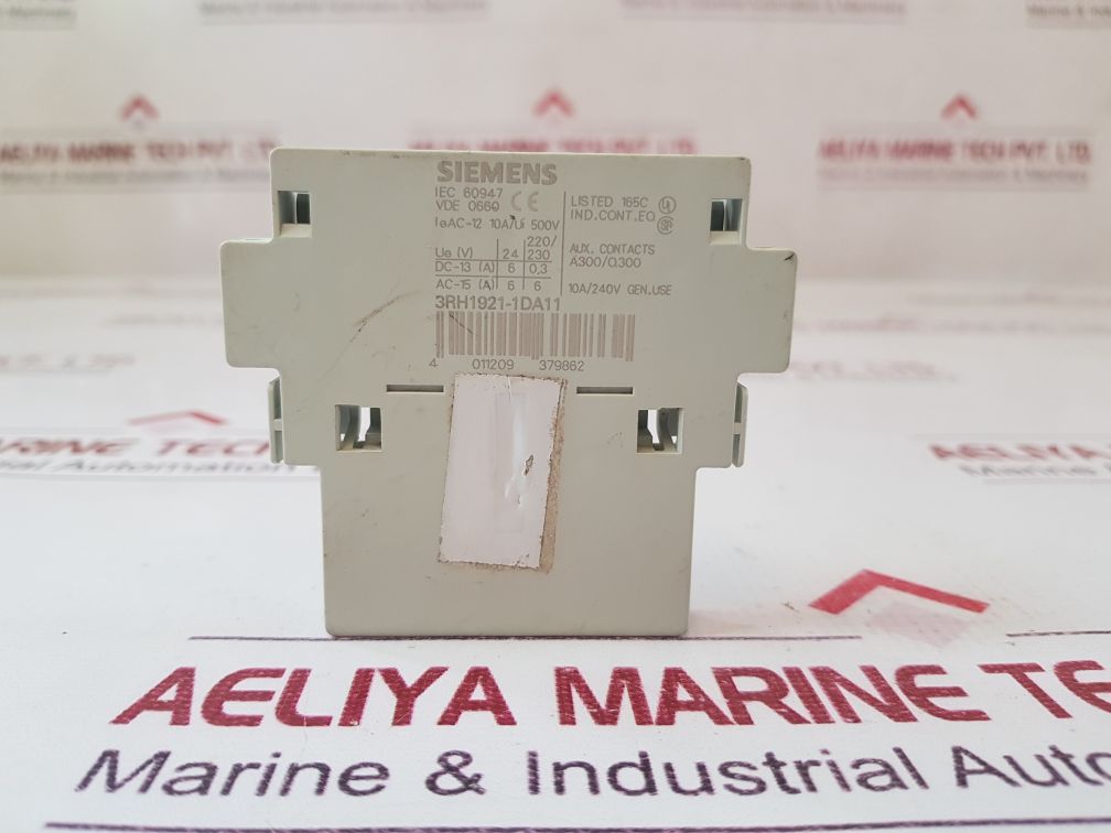 Siemens 3Rh1921-1Da11 Auxiliary Contact Block