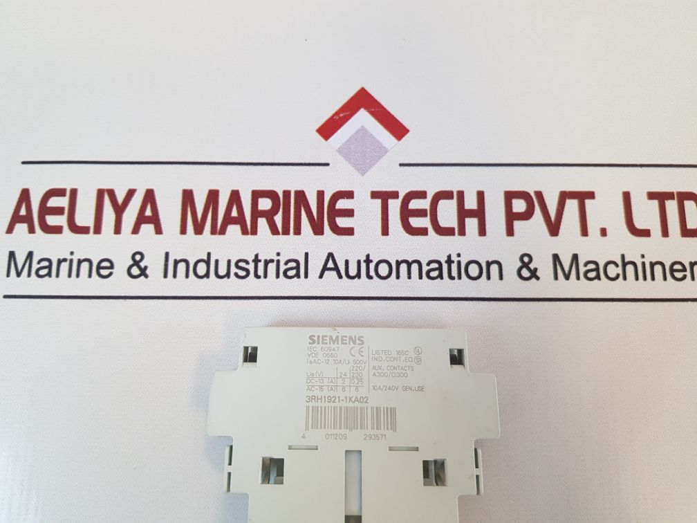 Siemens 3Rh1921-1Ka02 Auxiliary Contact Block