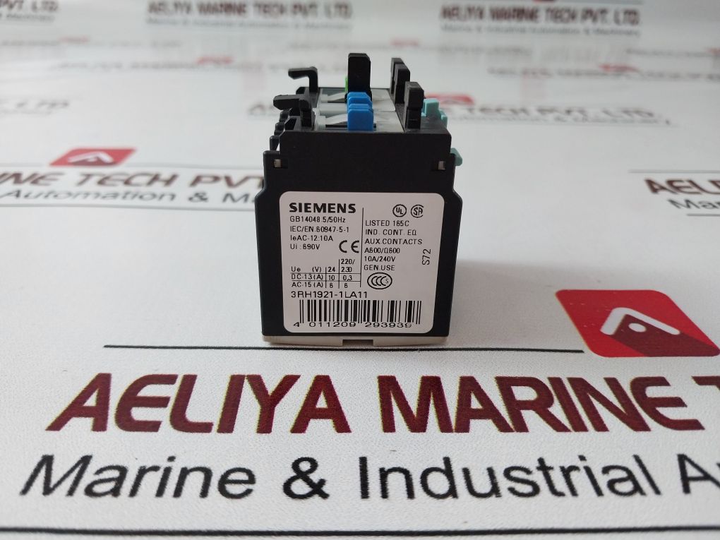 Siemens 3Rh1921-1La11 Auxiliary Contact Block