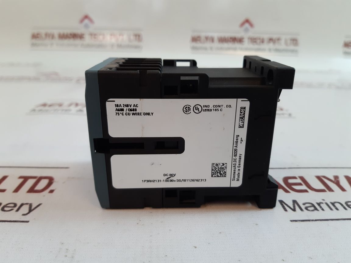 Siemens 3rh2131-1be80 contactor relay