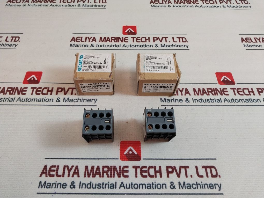 Siemens 3Rh2911-1Ha10 Auxiliary Switch Block E03