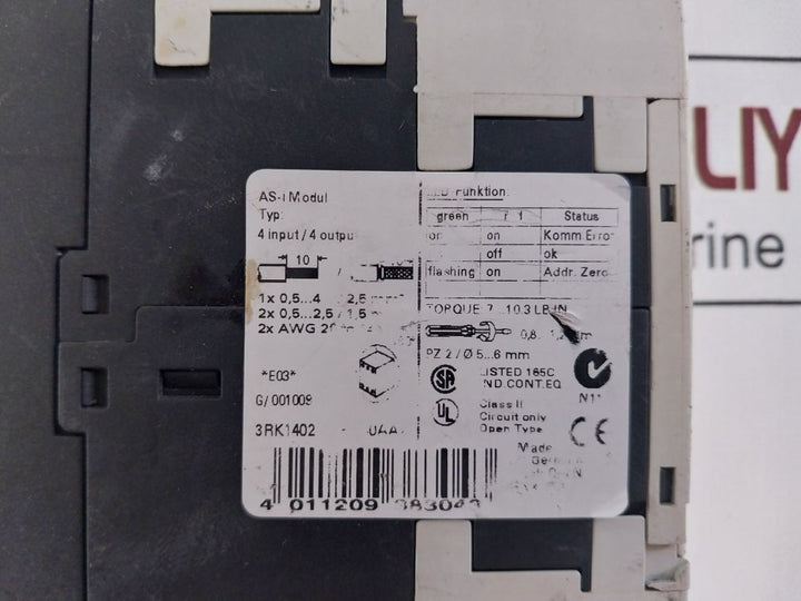 Siemens 3Rk1402-3Ce01-0Aa2 Interface Module G/001012