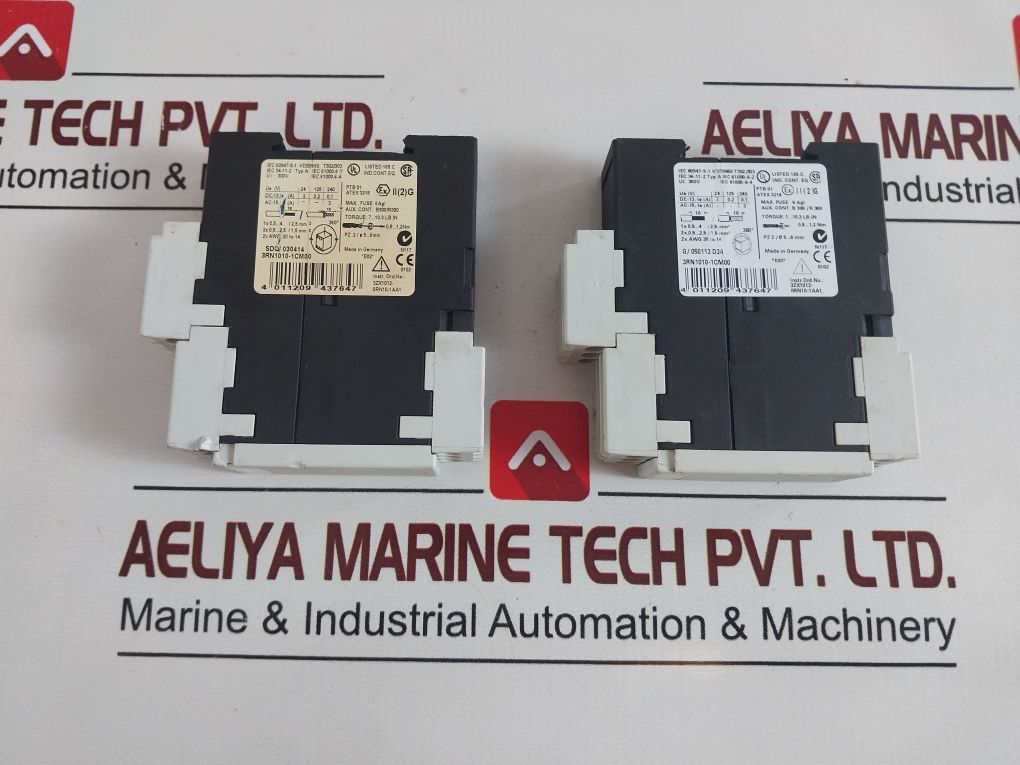 Siemens Simirel 3Rn1010-1Cm00 Motor Protection Relay 3Zx1012-0Rn10-1Aa1