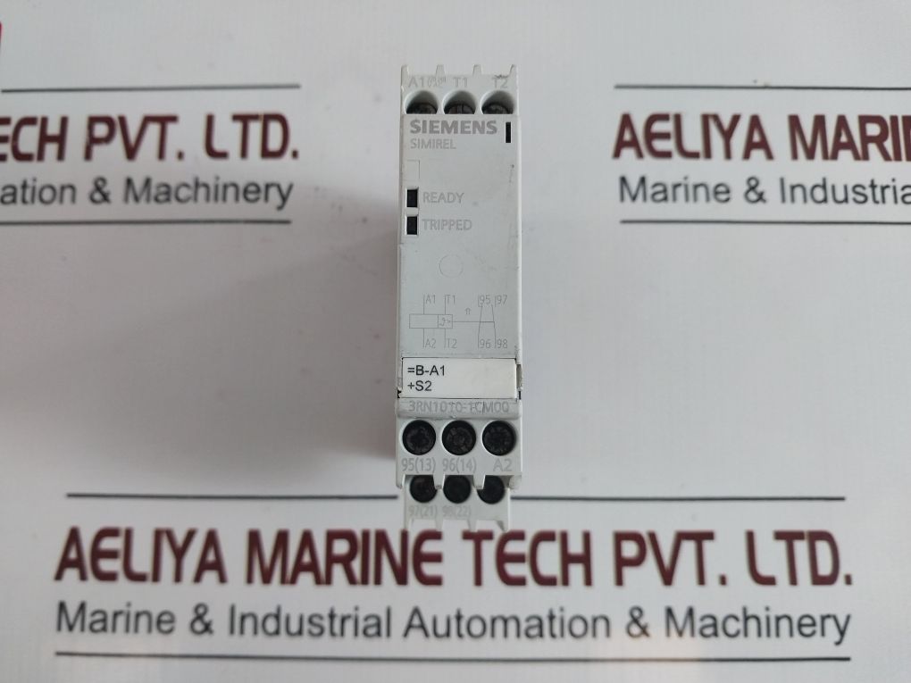 Siemens Simirel 3Rn1010-1Cm00 Motor Protection Relay 3Zx1012-0Rn10-1Aa1
