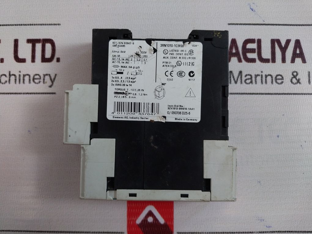 Siemens 3Rn1010-1Cm00 300V E04