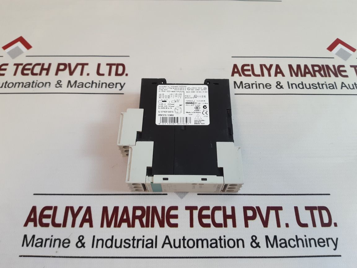 Siemens 3Rn1010-1Cm00 Motor Protection Relay
