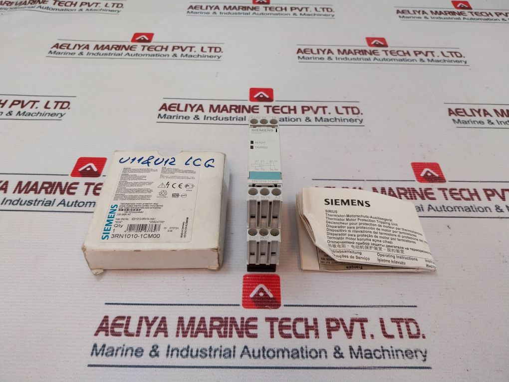 Siemens 3Rn1010-1Cm00 Thermistor Motor Protection Tripping Unit
