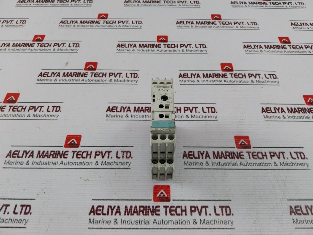 Siemens 3Rp1505-1Aw30 Electronic Time Relay 0.05 Sec-100 Hrs