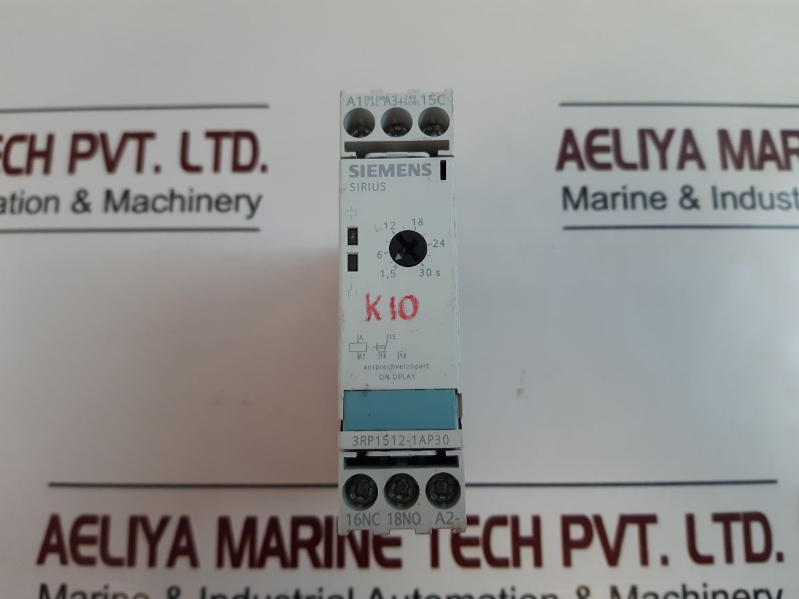 Siemens 3Rp1512-1Ap30 Time Relay 