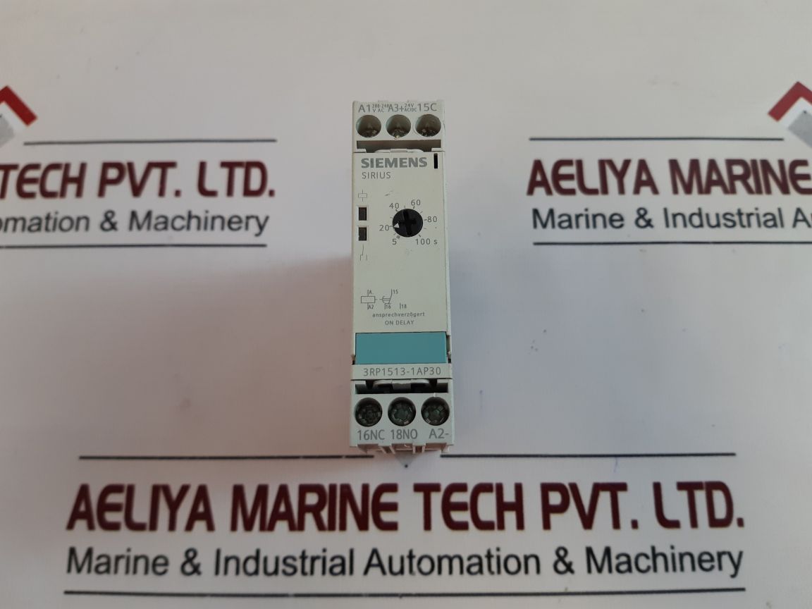 Siemens 3Rp1513-1Ap30 Relay 5-100S, 200-240 Vac