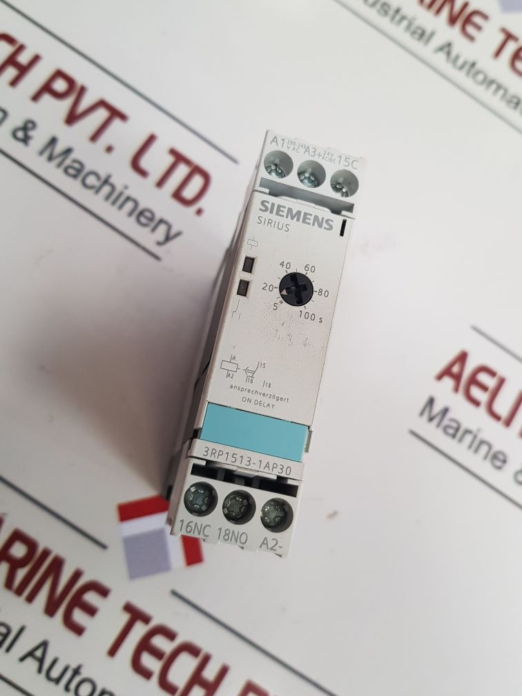 Siemens Sirius 3Rp1513-1Ap30 Time Relay 240Vac