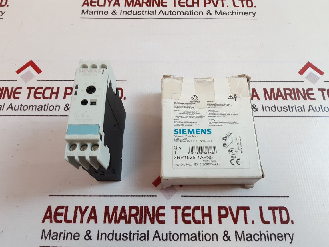 Siemens 3Rp1525-1Ap30 Time Relay