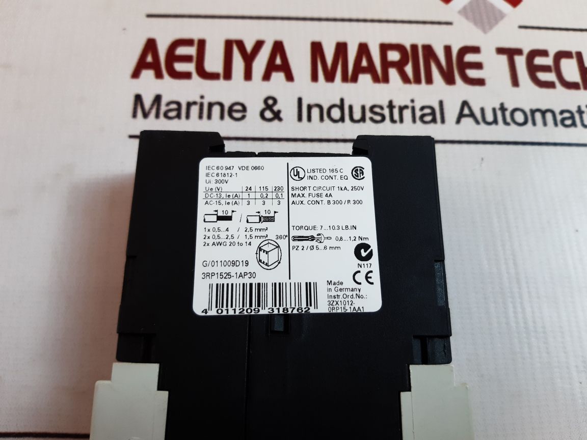 Siemens 3Rp1525-1Ap30 Time Relay