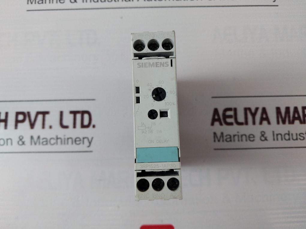 Siemens 3Rp1525-1Ap30 Time Delay Relay 24V Ac/Dc 