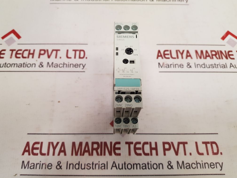 Siemens 3Rp1525-1Bp30 Time Relay 24V Ac/Dc