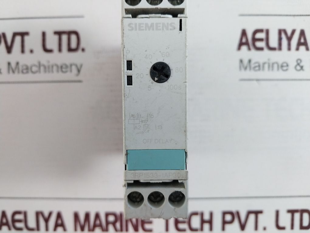 Siemens 3Rp1533-1Ap30 Time Off Delay Relay 5-100S