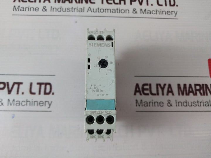 Siemens 3Rp1533-1Aq30 Time Relay 24V Ac/Dc