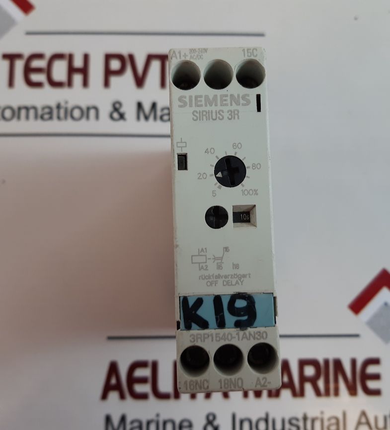 Siemens Sirius 3R 3Rp1540-1An30 Time Relay