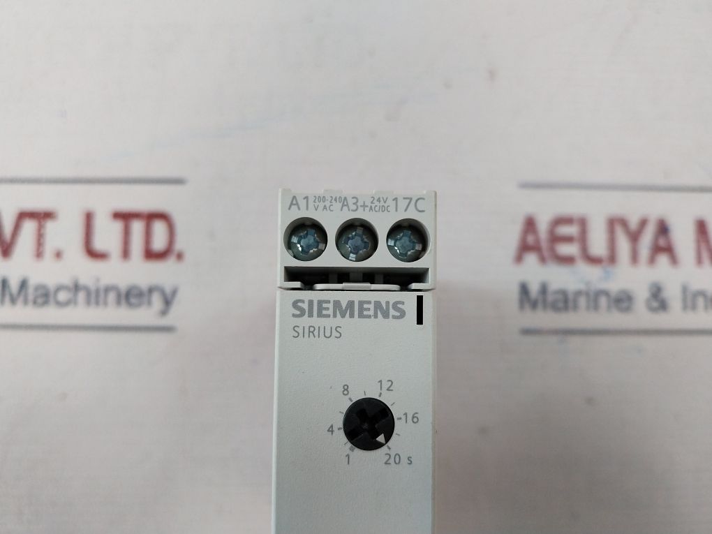 Siemens 3Rp1574-1Np30 Time Relay 1-20S 24V Ac/Dc