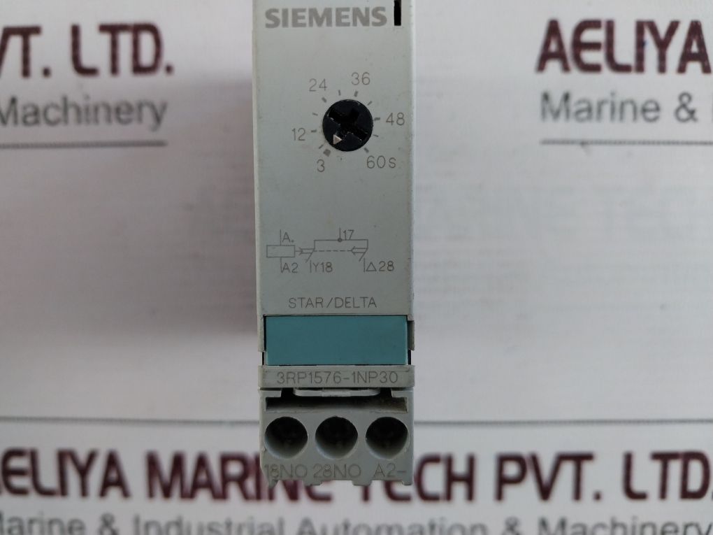 Siemens 3Rp1576-1Np30 Star/Delta Timer 3-60Sec