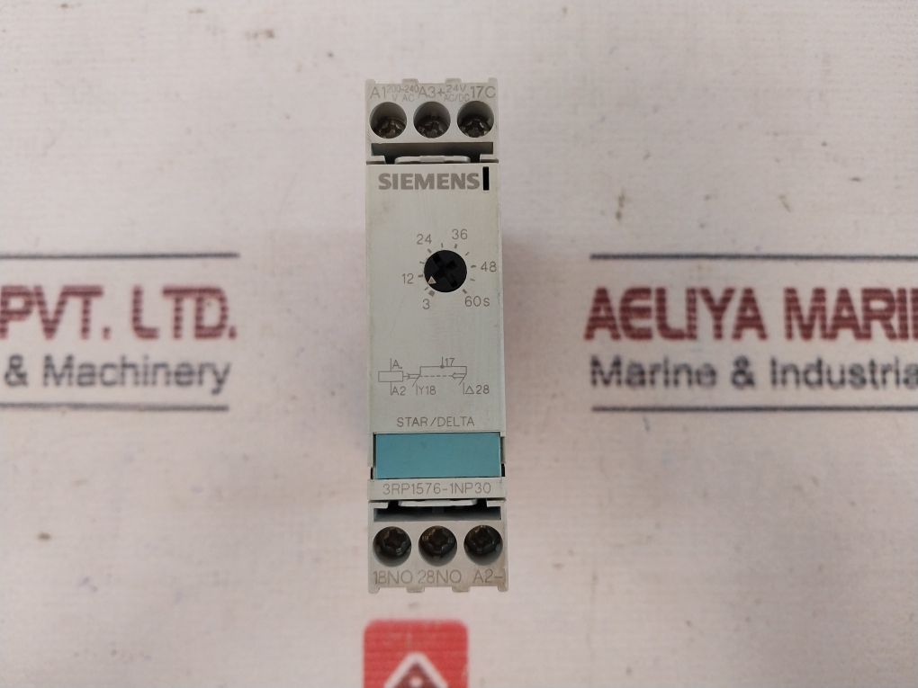 Siemens 3Rp1576-1Np30 Electronic Timer 3-60 Secs