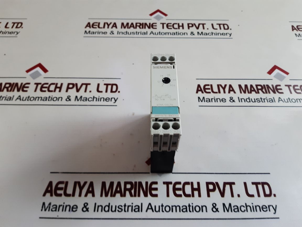 Siemens 3Rp1576-1Nq30 Star Delta Timer Relay 100-127V 50/60Hz
