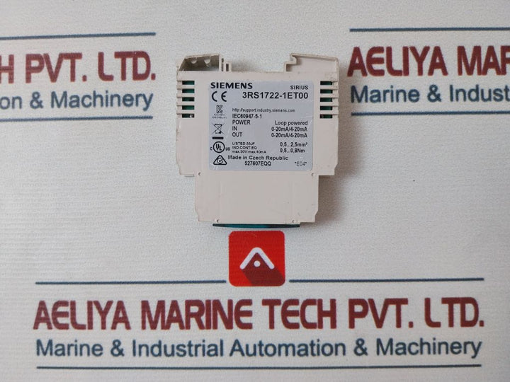 Siemens 3Rs1722-1Et00 Single Interface Converter