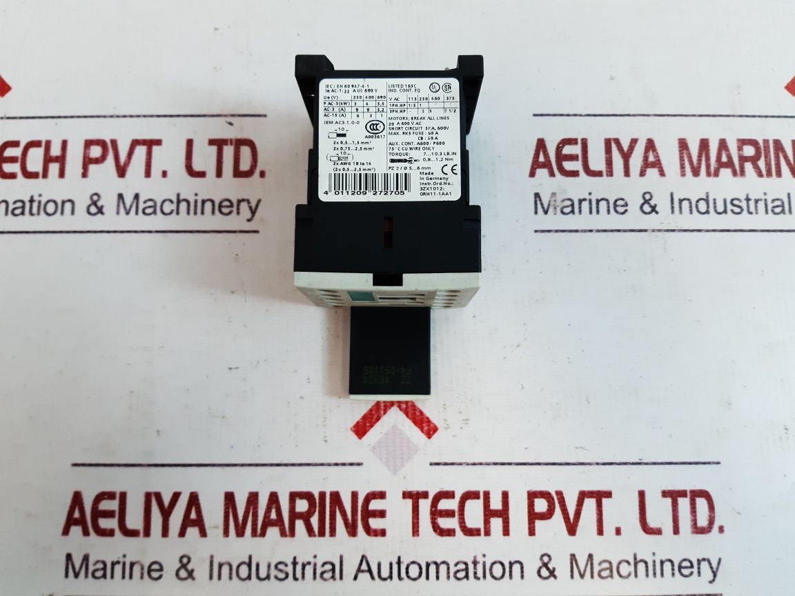 Siemens 3Rt1010-1Bb41 Contactor