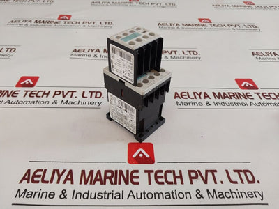 Siemens 3Rt1015-1Ab01 Contactor With 3Rh1911-1Fa22 Auxiliary Contact