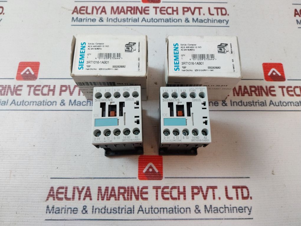 Siemens 3Rt1016-1Ab01 Contactor 20A 600Vac