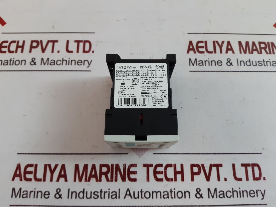 Siemens 3rt1016-1ap01 contactor 230v 50/60hz