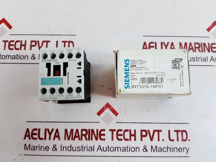 Siemens 3Rt1016-1Ap01 Contactor