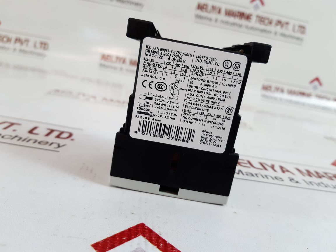 Siemens 3Rt1016-1Ap01 Contactor