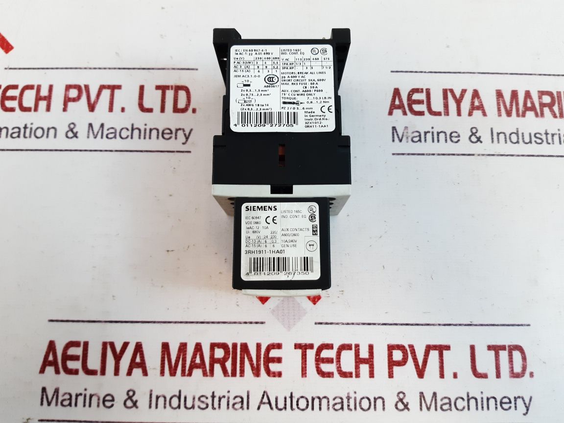 Siemens 3Rt1016-1Bb41 Contactor