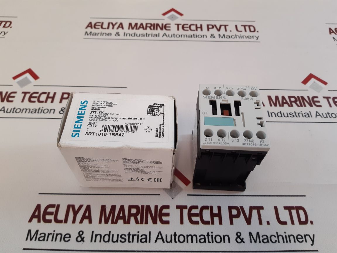 Siemens 3Rt1016-1Bb42 Contactor