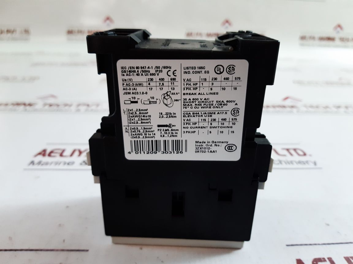Siemens 3Rt1025-1B..4 Contactor
