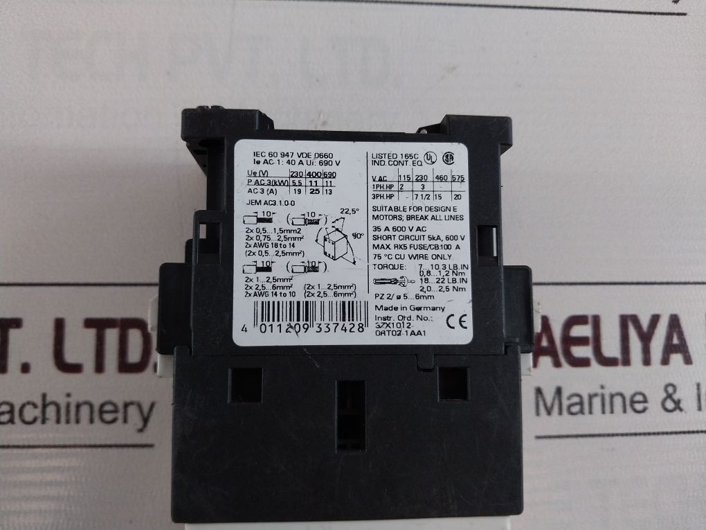 Siemens 3Rh1921-1Fa22 Auxiliary Contact With 3Rt1026-1A..0 Contactor