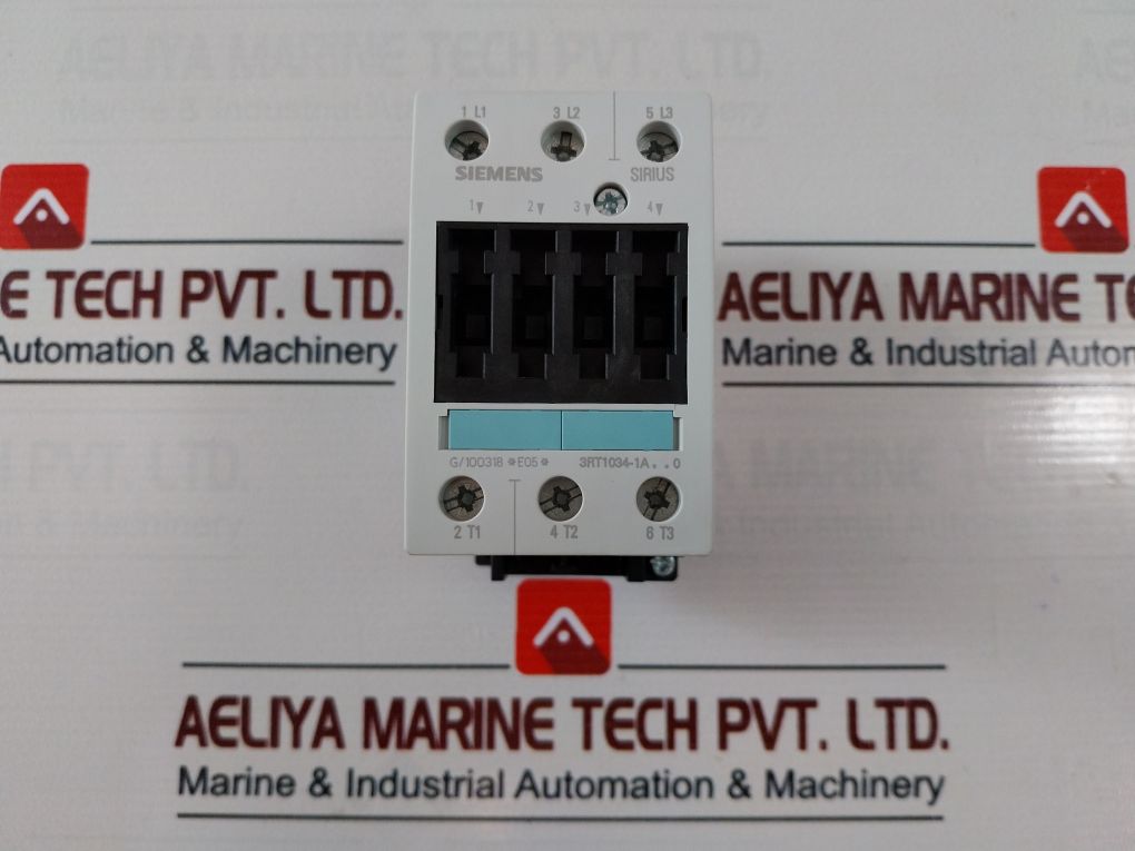Siemens 3Rt1034-1Al20 Power Contactor 45A 600V Ac