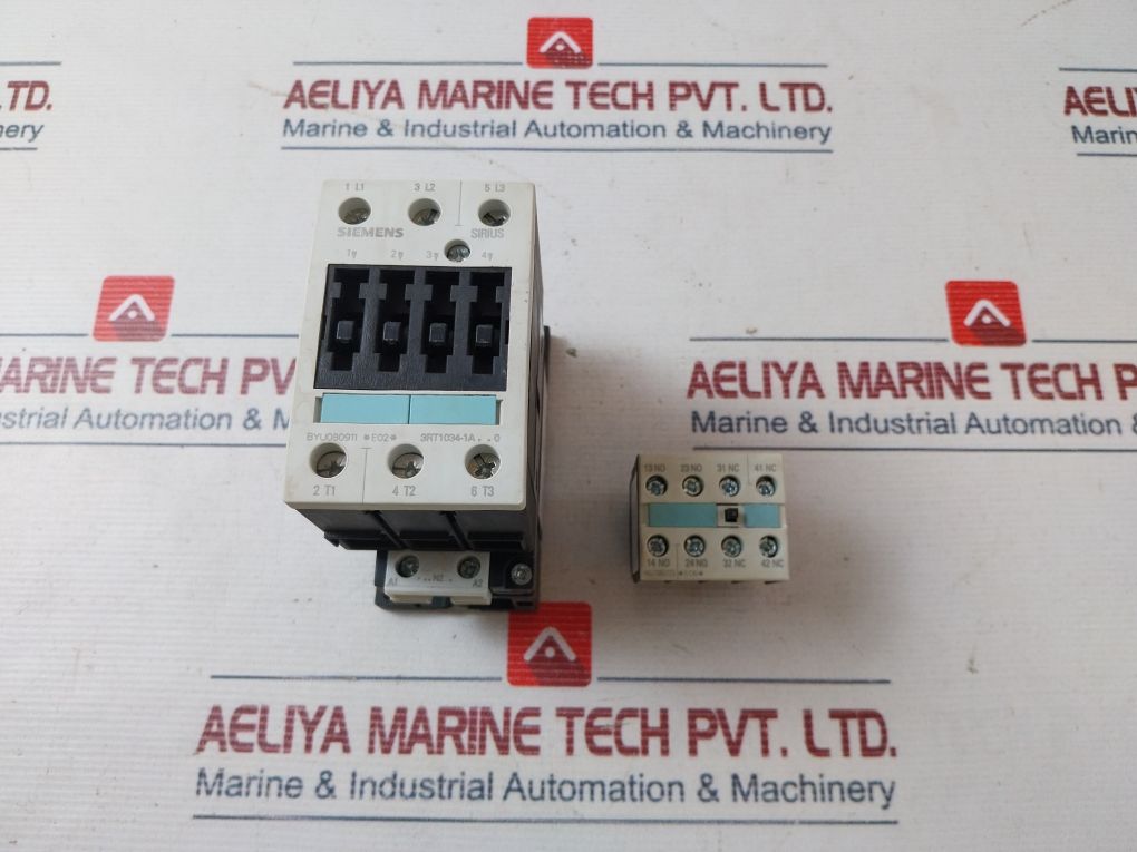 Siemens 3Rt1034-1An20 Power Contactor 45A 600V Ac