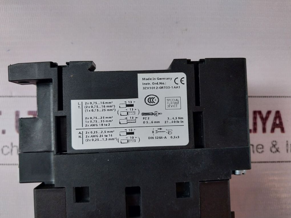 Siemens Sirius 3Rt1034-3A..0-1Aa0 Contactor Ip20