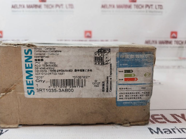 Siemens 3Rt1035-3Ab00 Contactor Gb 14048.4/ 50Hz
