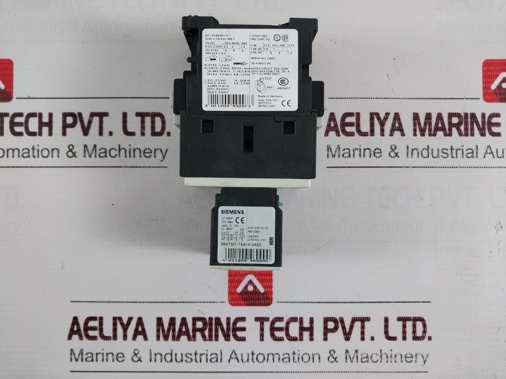 Siemens 3Rt1626-1Ap01 Contactor For Ac Motors