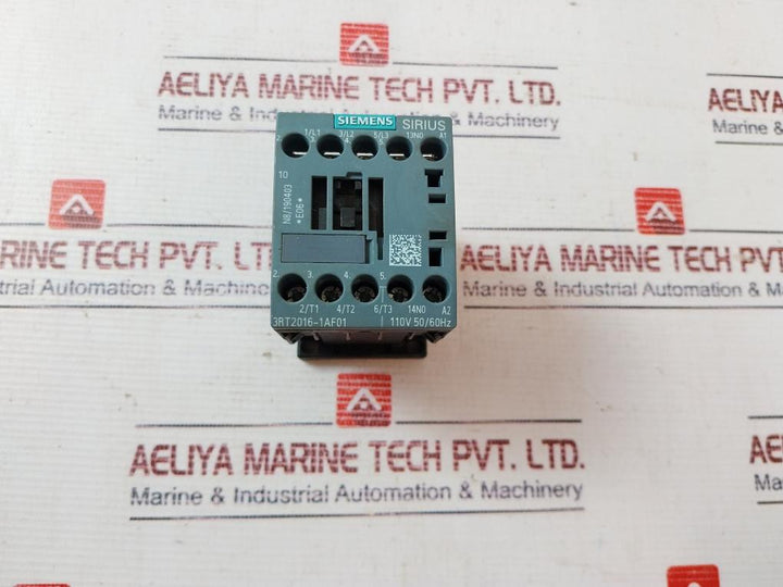 Siemens 3Rt2016-1Af01 Contactor 110V 50/60Hz