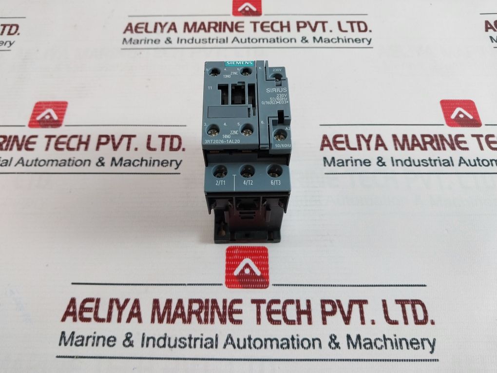 Siemens 3Rt2026-1Al20 Power Contactor 600V Ac