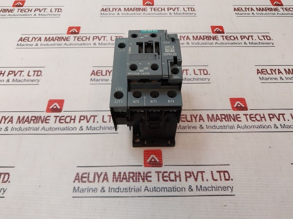 Siemens 3Rt2326-1Ap00 Power Contactor 35A 600V Ac
