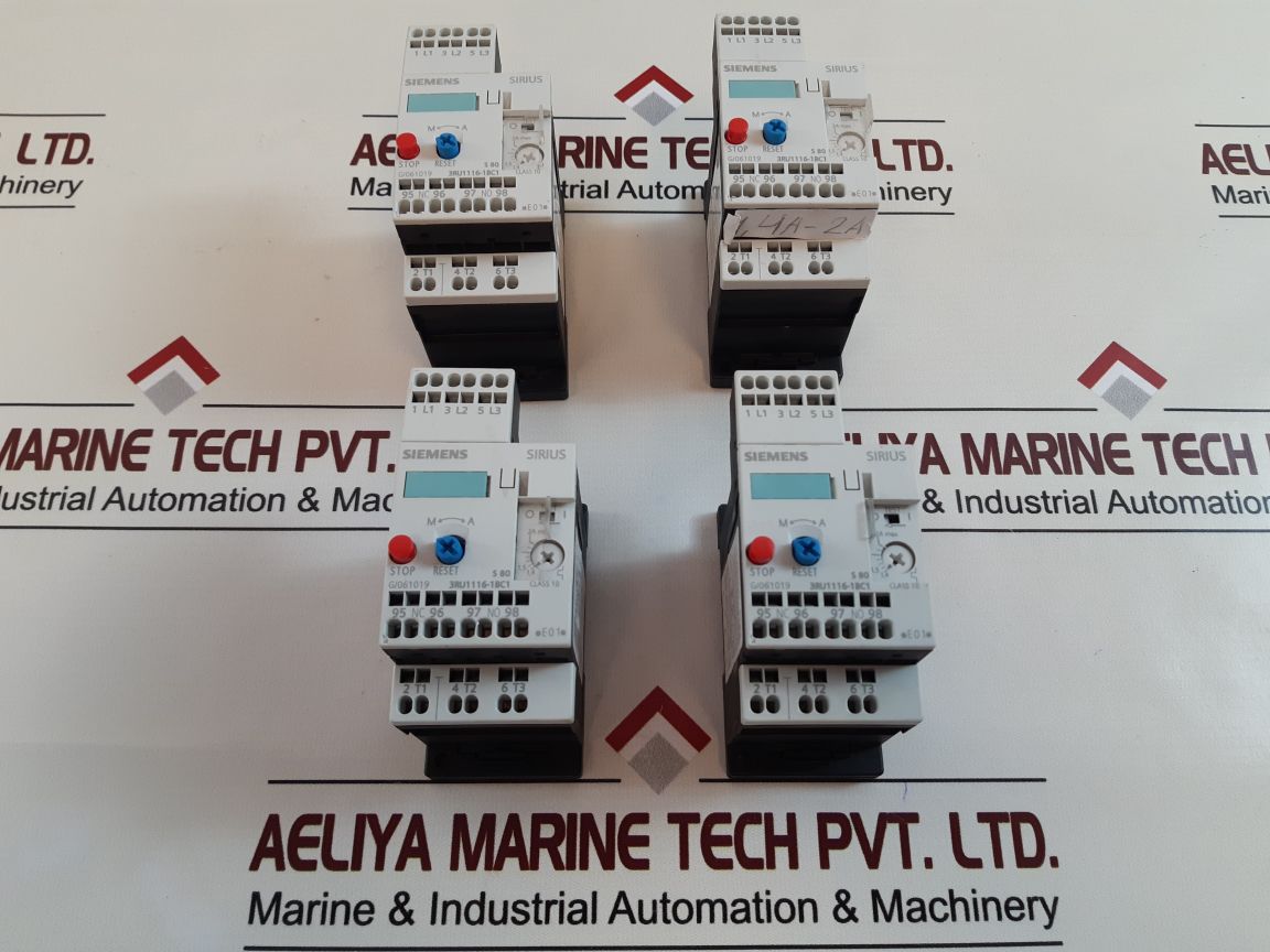 Siemens 3Ru1116-1Bc1 Motor Protection Overload Relay
