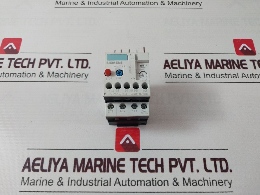 Siemens 3Ru1116-1Cb0 Overload Relay 1.8-2.5A Max
