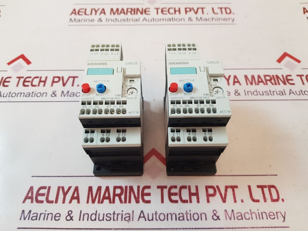 Siemens Sirius 3Ru1116-1Fc1 Overload Relay
