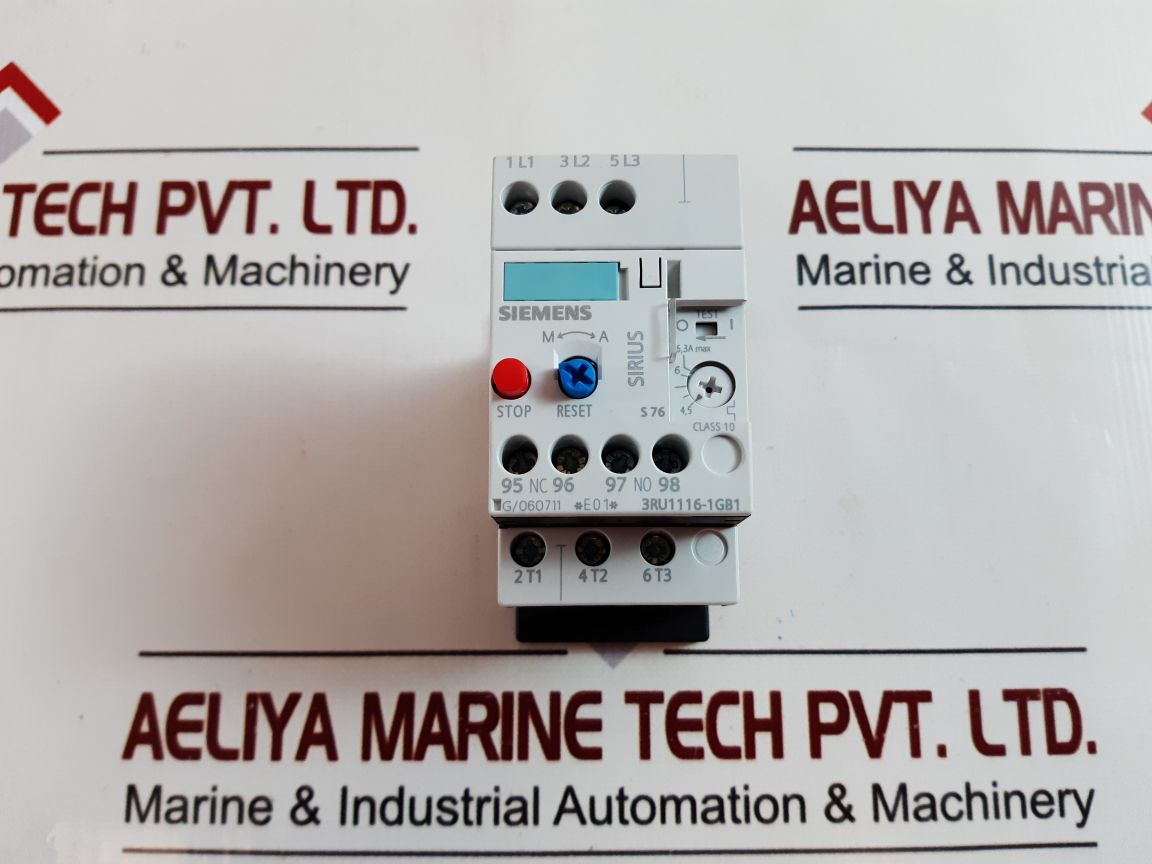 Siemens 3Ru1116-1Gb1 Overload Relay