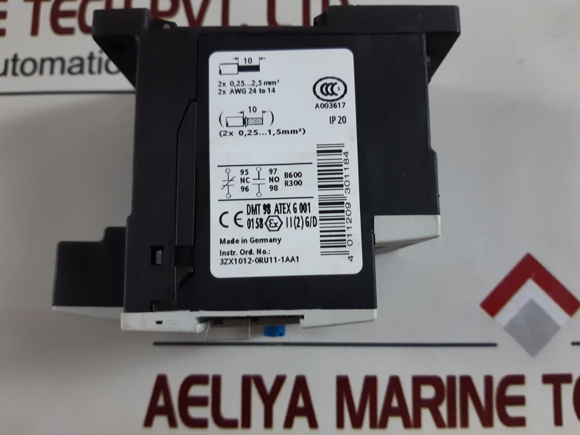 Siemens 3Ru1116-1Hc1 Overload Relay 5.5 To 8 A

